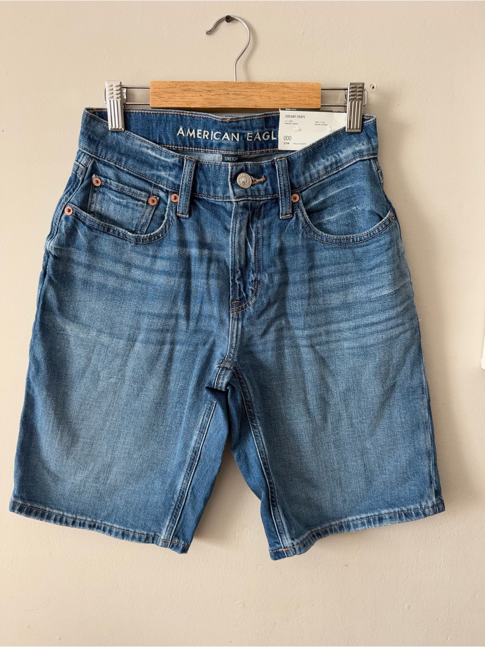 American Eagle Outfitters Light Blue Denim Jean Shorts